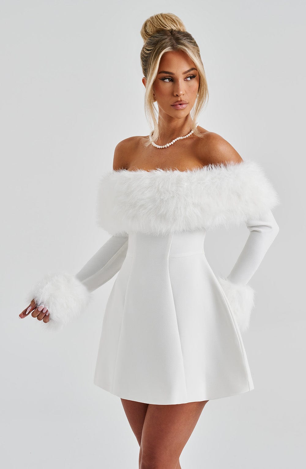 Abito Villanelle Mini in Avorio