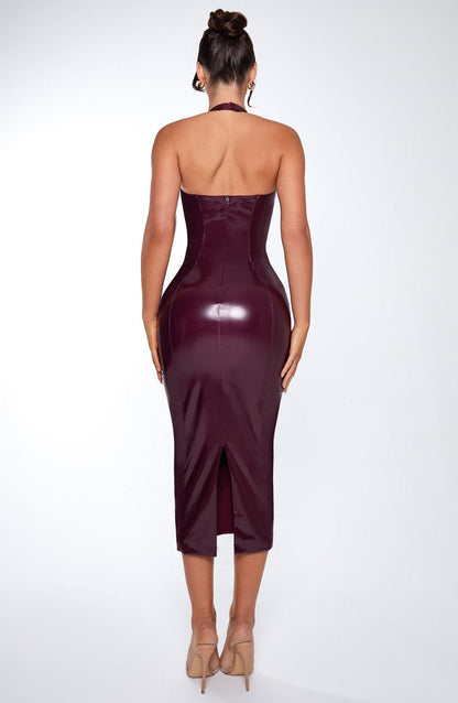 Vestito Midi Cherry Lacquer