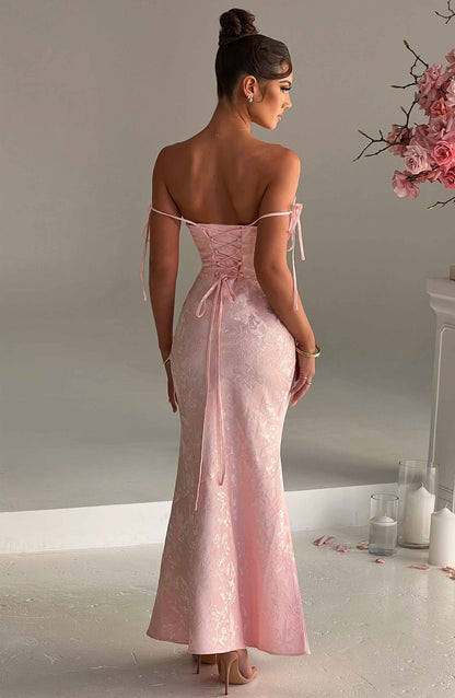 Abito da sera in chiffon Rosa