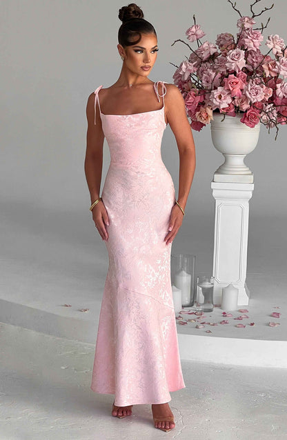 Abito da sera in chiffon Rosa
