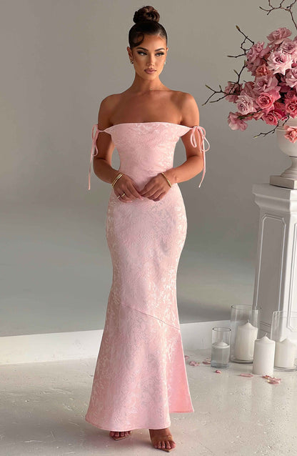 Abito da sera in chiffon Rosa