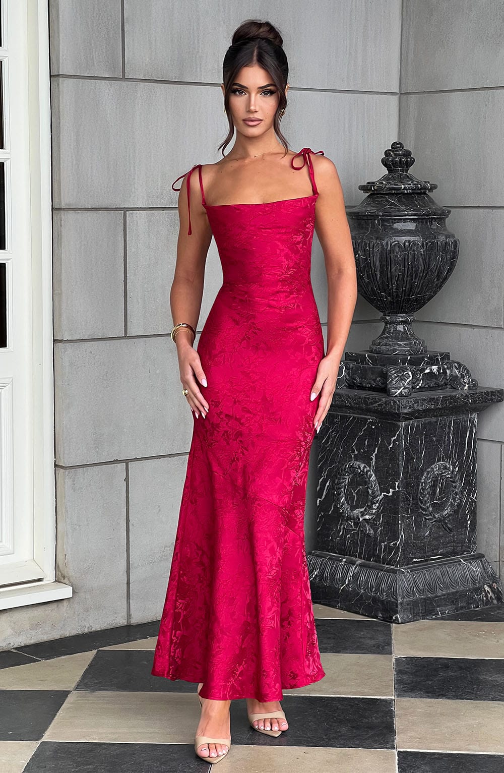 Vestito Maxi Rosso Whitney